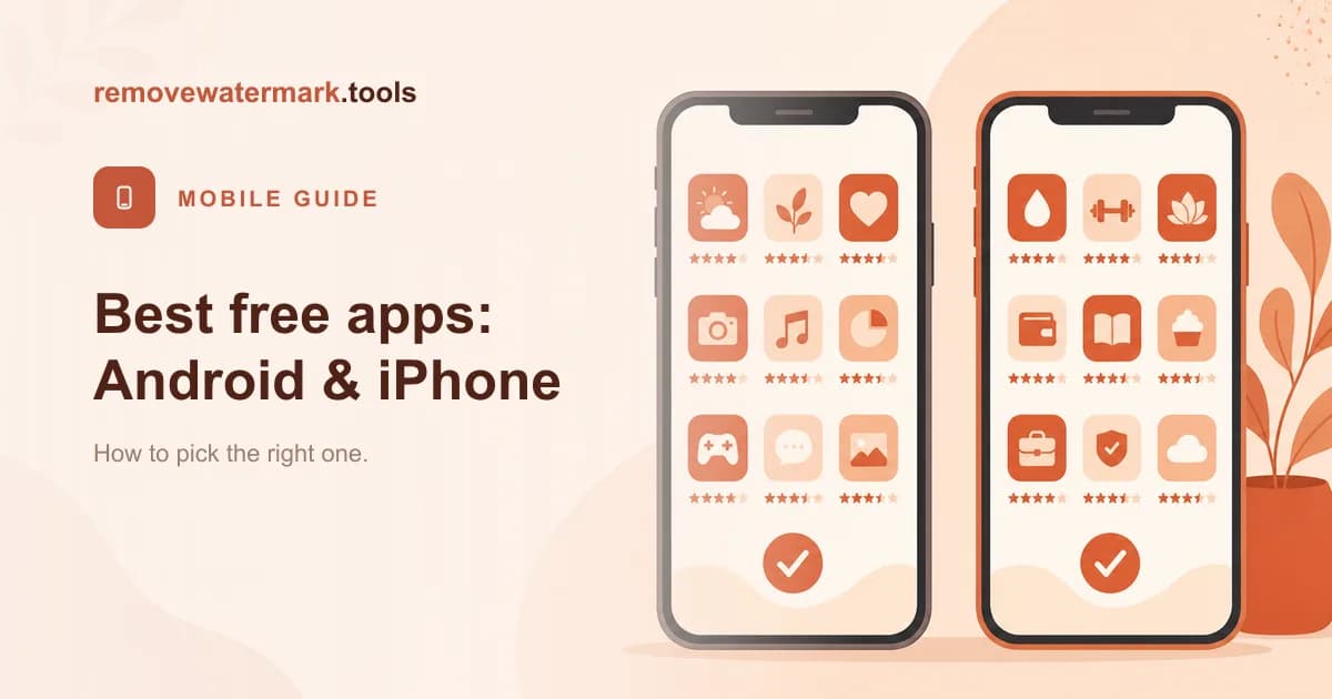 Best Free Watermark Remover Apps for Android and iPhone in 2026