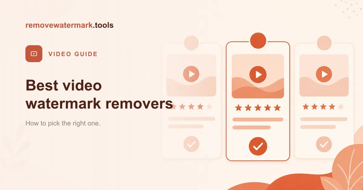 The Best Video Watermark Removers in 2026: How to Choose