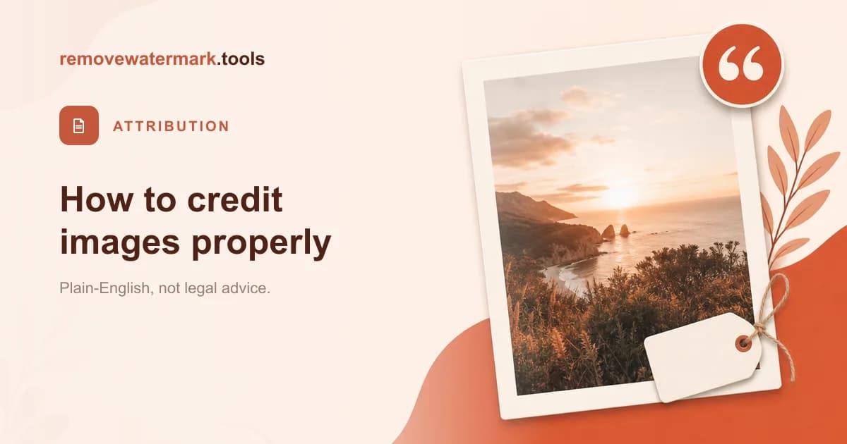 How to Credit Images Properly (and When You Must)