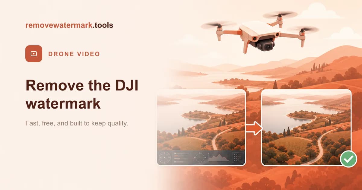 How to Remove the DJI Watermark from a Video
