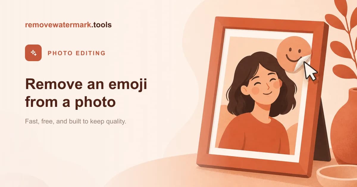 How to Remove an Emoji or Sticker from a Photo
