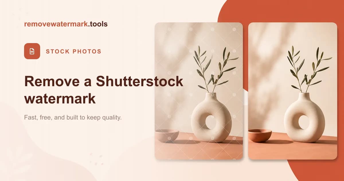How to Remove a Shutterstock Watermark