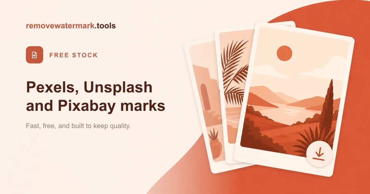 How to Remove Watermarks from Pexels, Unsplash, and Pixabay Images